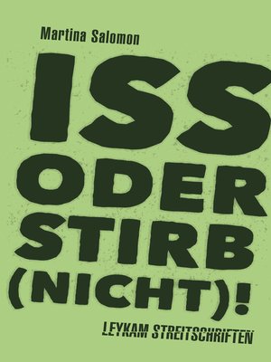 cover image of Iss oder stirb (nicht)!